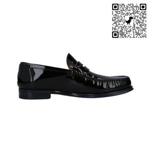 DOLCE & GABBANA Black Patent Leather Loafers